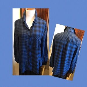 Casacabana Multi Plaid Flannel Shirt